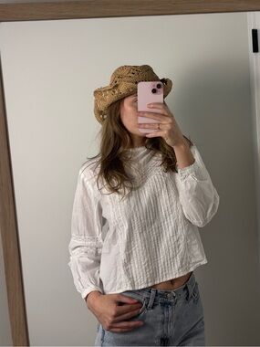 White Cotton Blouse